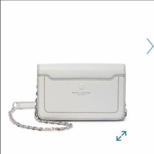 Light grey Marc Jacobs cross body purse